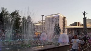 Красноярск Поющие фонтаны