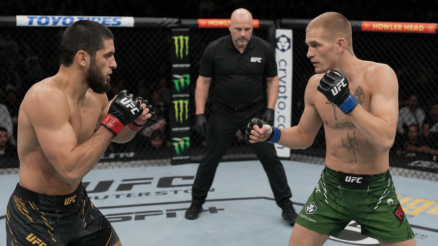 Ислам Махачев - Йэн Гэрри. Полный бой. UFC 330