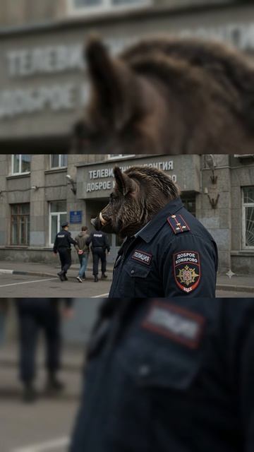 🐗 Кабан на страже Доброго Комарова! Нарушителям не скрыться 😈 #Shorts