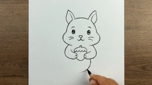 Как легко нарисовать милую белку карандашом — пошаговый урок рисования для начинающих.