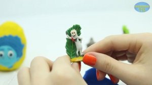 ФИКСИКИ Игрушки Киндер Сюрпризы Плей До яйца Распаковка
