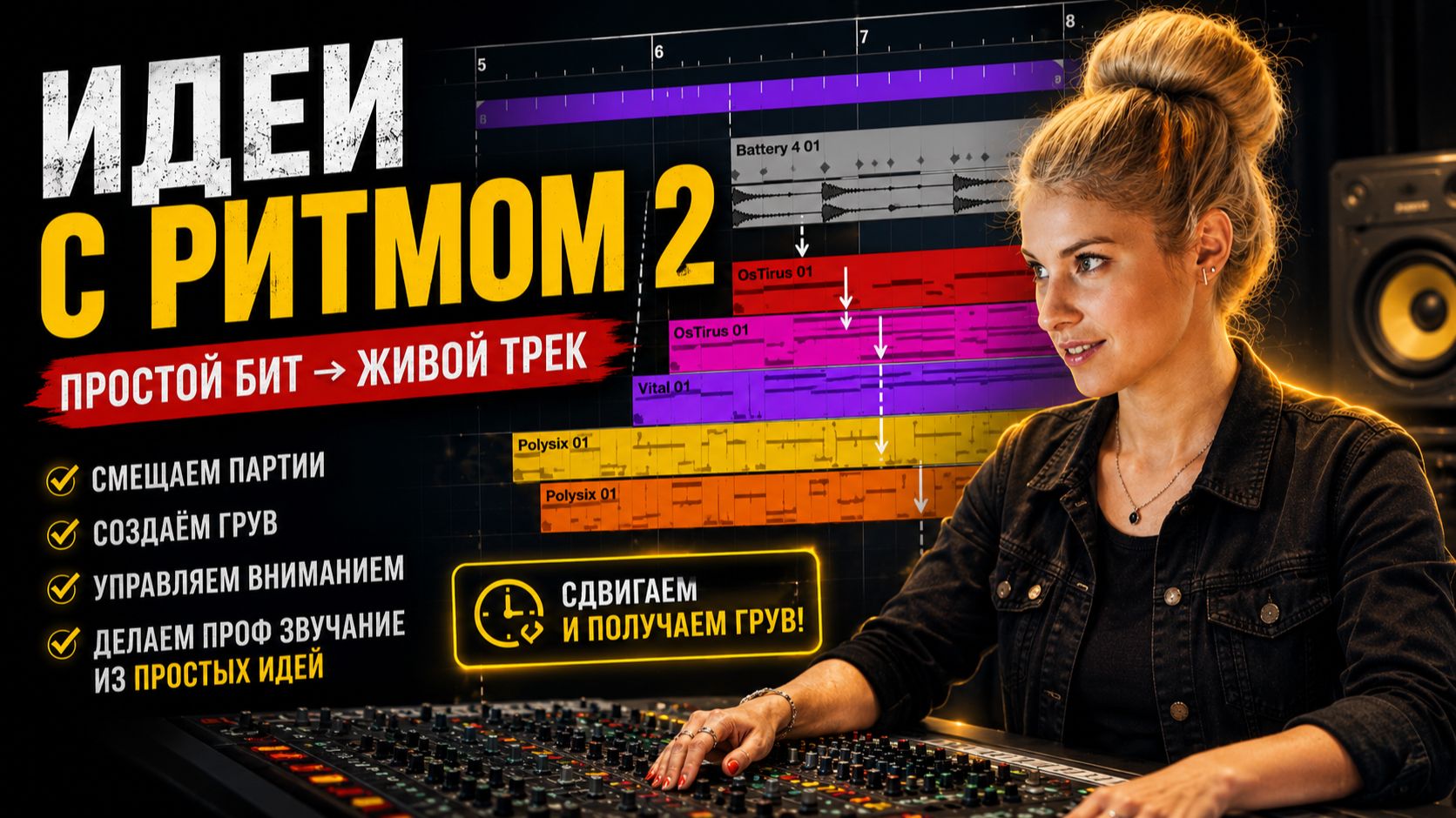Мои секреты ГРУВА. Сдвинула ноты И ТРЕК ЗАЗВУЧАЛ ПО-ДРУГОМУ!