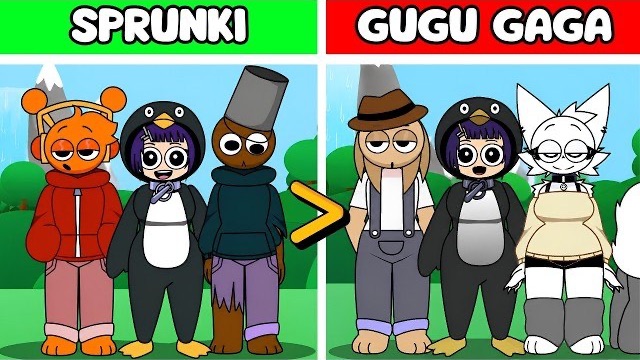 МОЙ НОВЫЙ SPRUNKI OC — GUGUGAGA PENGUIN! 🐧💙 МИЛЫЙ ПИНГВИН В МИРЕ SPRUNKI!