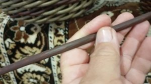 Плетение из ротанга ,для начинающих.Ротанг,полутрубка ,полумесяц,мои впечатления.