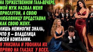Муж назвал жену служанкой, а любовницу представил супругой — но вскоре потерял всё!