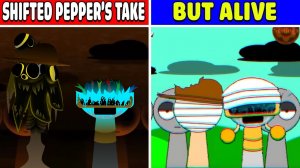 incredibox sprunki: shifted pepper's take против 🆚 выжившей версии 🔥