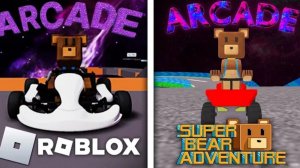 Аркадные игры Roblox против Super Bear Adventure — прохождение игры