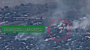 Операторы БпЛА Южной группировки при помощи FPV-дронов на оптоволокне уничтожили американскую САУ