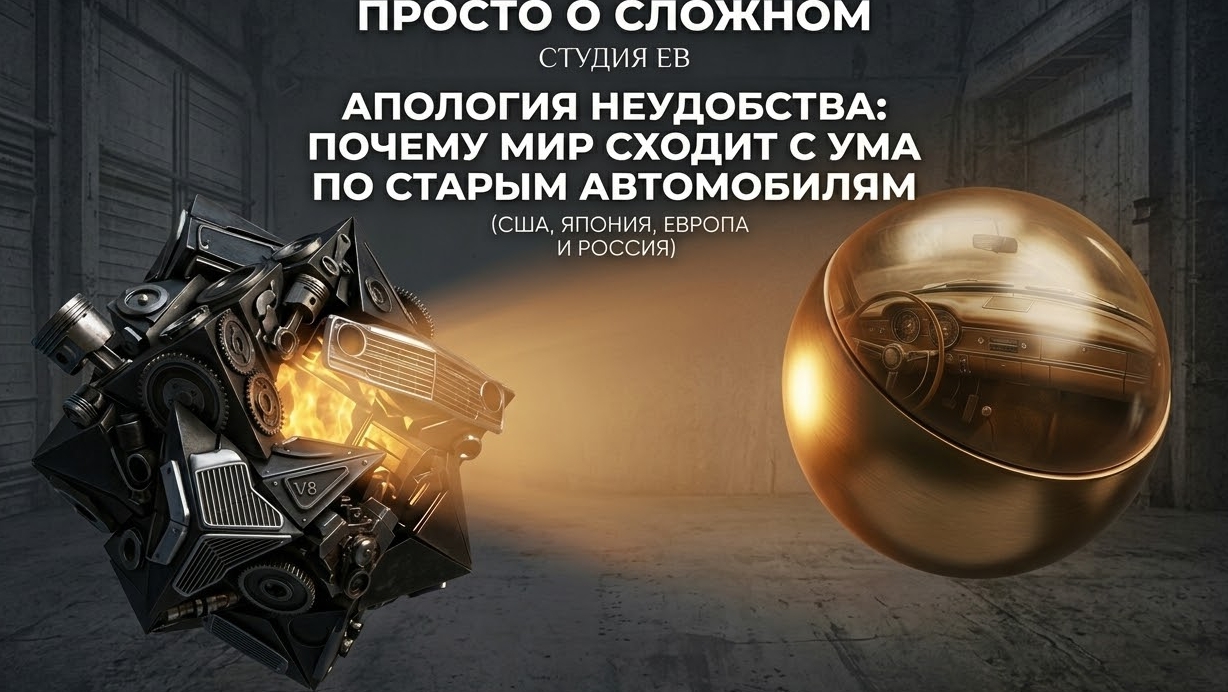 Апология неудобства: Почему мир сходит с ума по старым автомобилям (США, Япония,Европа и Россия)