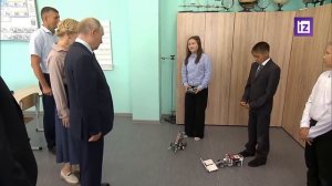 Владимир Путин посетил школу имени Героя России Эдуарда Норполова на Итурупе!
