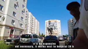 Иностранец в маленьком городе Семилуки (Воронежская область)