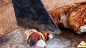 КИТАЙ 63.Тушеная кислая папайя со свиными ножками — блюдо нежирное и сохраняет восхитительный вкус