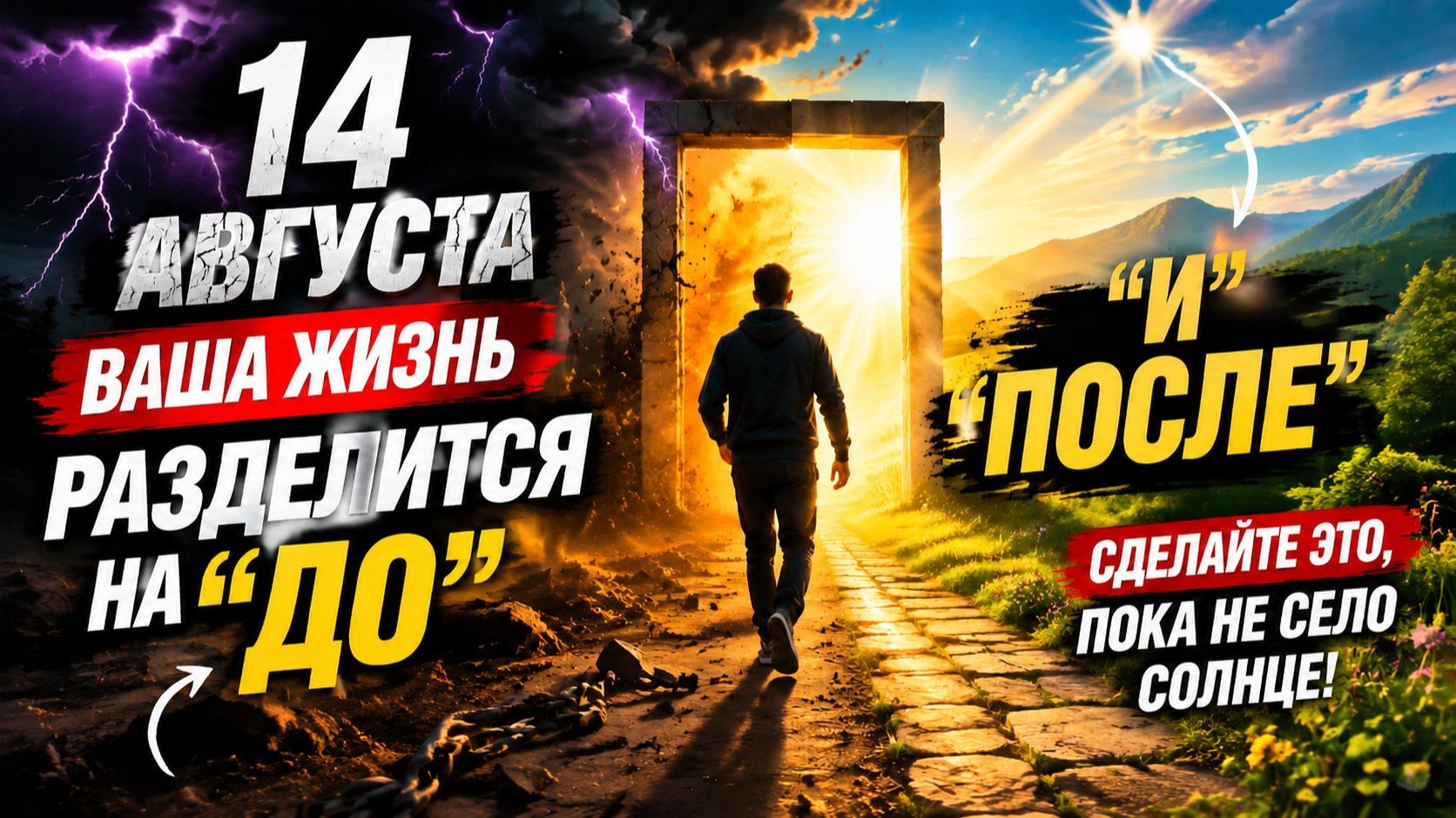 14 августа ваша жизнь изменится. Сделайте пока не село солнце.