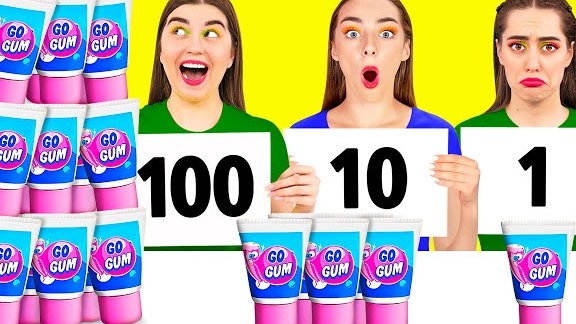 100 Слоев Еды Челлендж | Смешные Ситуации с Едой