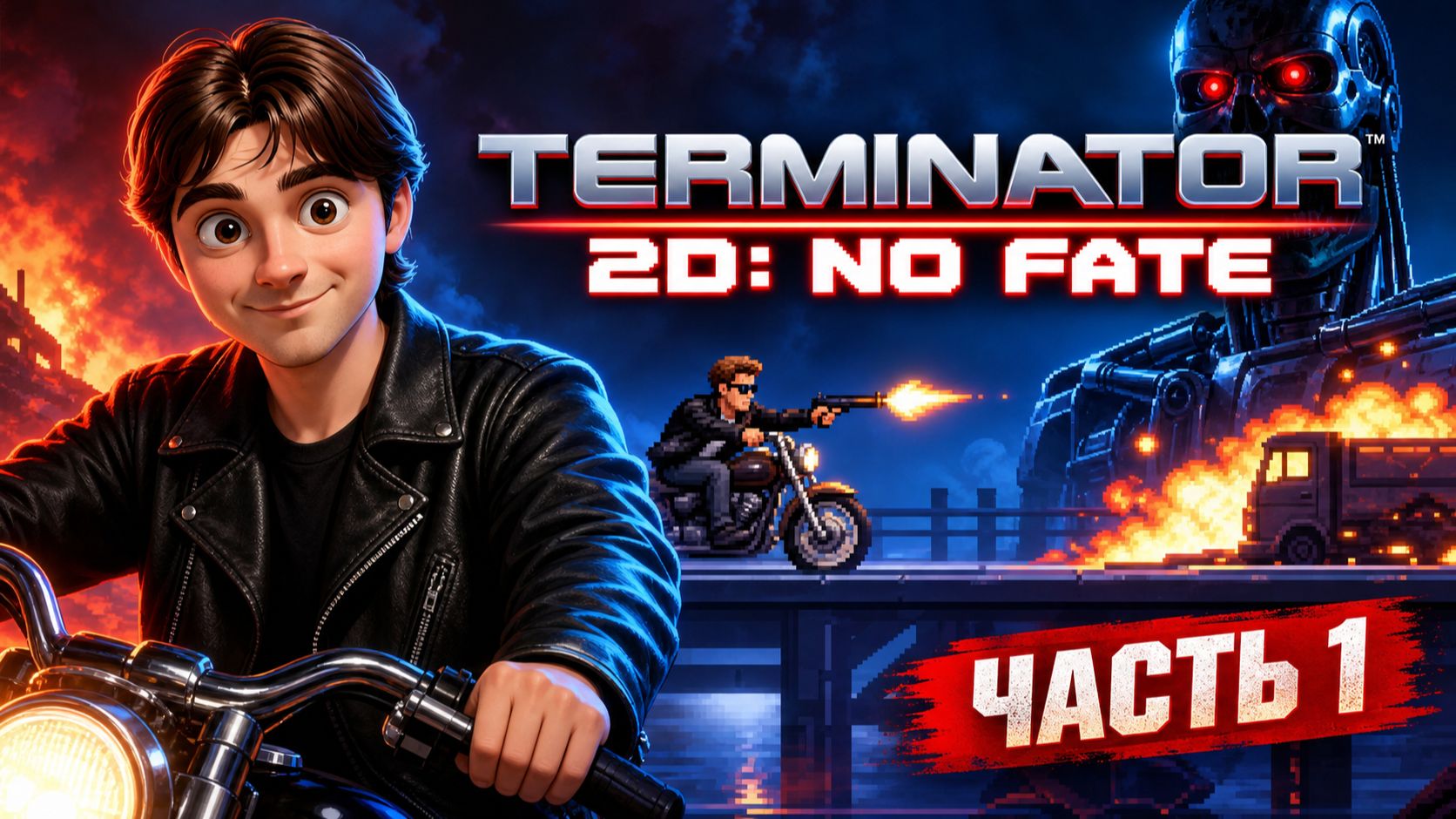 Прохождение Terminator 2D: NO FATE #1