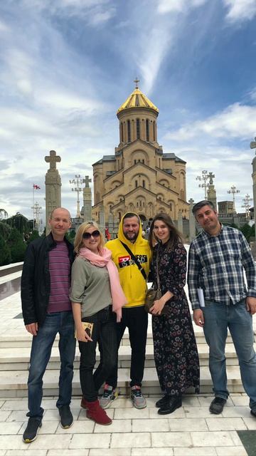 Ираклий Пирцхалава И актриса Лена Михайлова. Поездка в Тбилиси 2019 г.