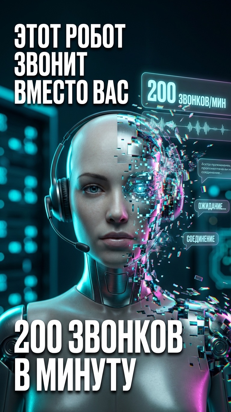 Робот звонит 200 раз в минуту 🤖📞 Слушай, как разговаривает AI