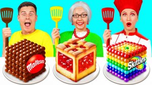 Кулинарный Челлендж# Я против Бабушки # Кто Победит в Битве на Кухне от KiKi Challenge
