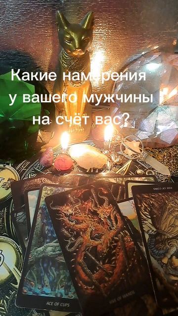 Какие намерения у вашего мужчины на счёт вас? #shorts #тароначувства.Для сообщений в ТГ +79788725521