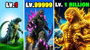 Уровень 1 до уровня 1 000 000 000 Годзилла в GTA 5