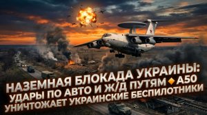 💀Меркурис | Блокада Украины: Россия перекрывает дороги и ж/д пути, А-50 крушит дроны ВСУ
