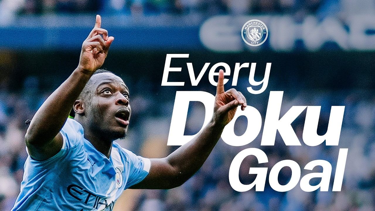 Every Jérémy Doku Goal for Man City So Far  22 epic goals from the Belgian winger!