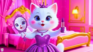 Little Kitten Tries Makeup for the First Time and Surprises Her Mom on the Runway! 🎂✨💖