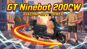 Электроскутер GT NINEBOT 2000W. Мини-обзор