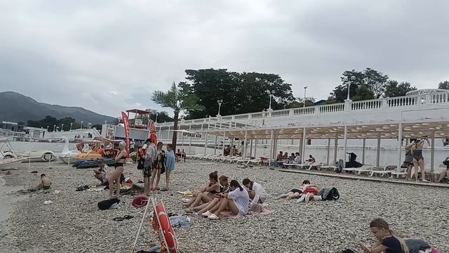 КАБАРДИНКА пляж ОАЗИС обстановка на море