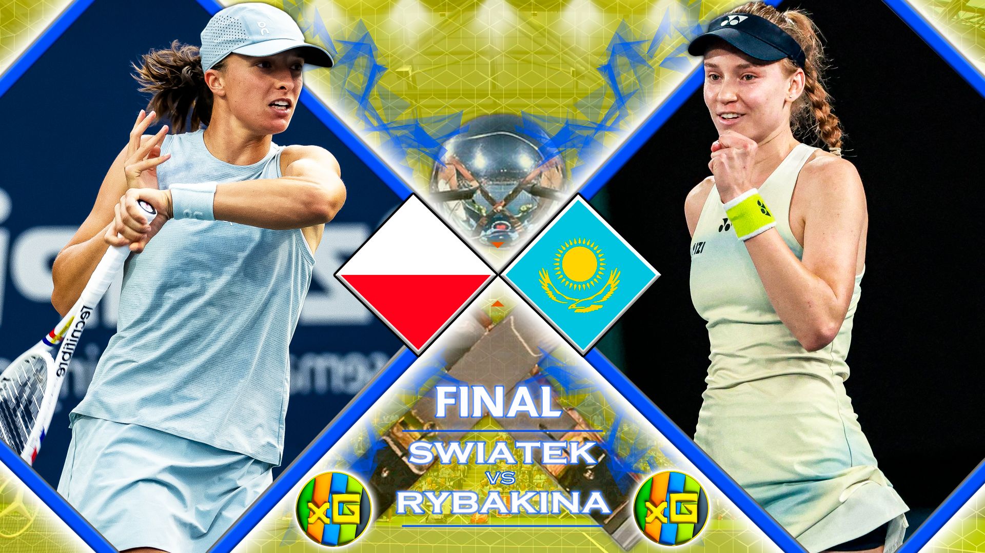 Швёнтек - Рыбакина | ФИНАЛ | WTA ТОРОНТО | 14.08.2026 | Прямая трансляция | xG