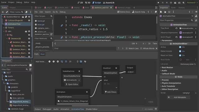 Weapons projectiles and interactions