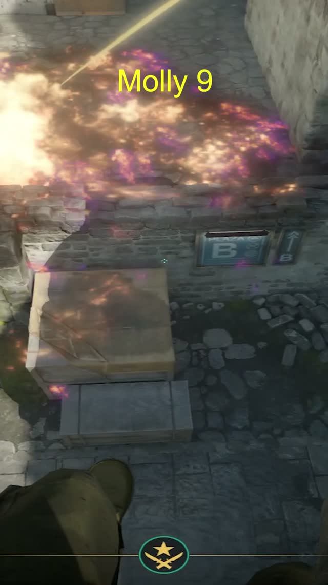 Молотов на 9 #ancient #shorts #cs2