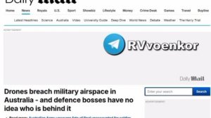 ‼️🏴☠️🇦🇺Неизвестные дроны кружили над стратегически важной авиабазой в Австралии