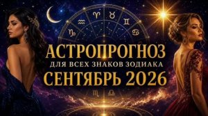 ГОРОСКОП НА СЕНТЯБРЬ 2026 ДЛЯ ВСЕХ ЗНАКОВ ЗОДИАКА | АСТРОЛОГИЧЕСКИЙ ПРОГНОЗ