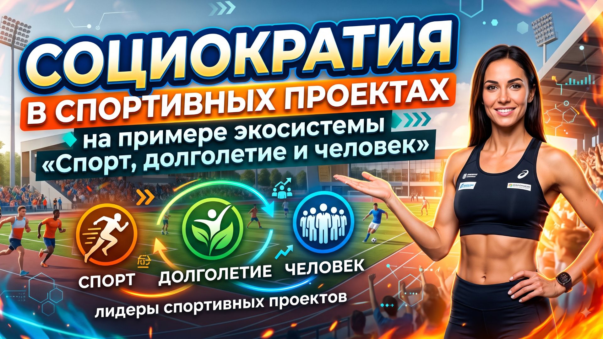 Социократия в спортивных проектах на примере экосистемы «Спорт, долголетие и человек»