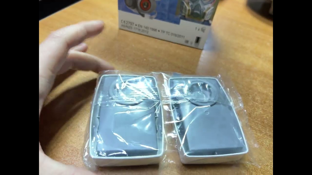 Полумаска респиратор 3M 6200 и комплект необходимых компонентов 6059 ABEK1, 6035 P3