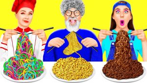 Кулинарный Челлендж_ Я против Дедушки _ Кухонные гаджеты и Лайфхаки для родителей