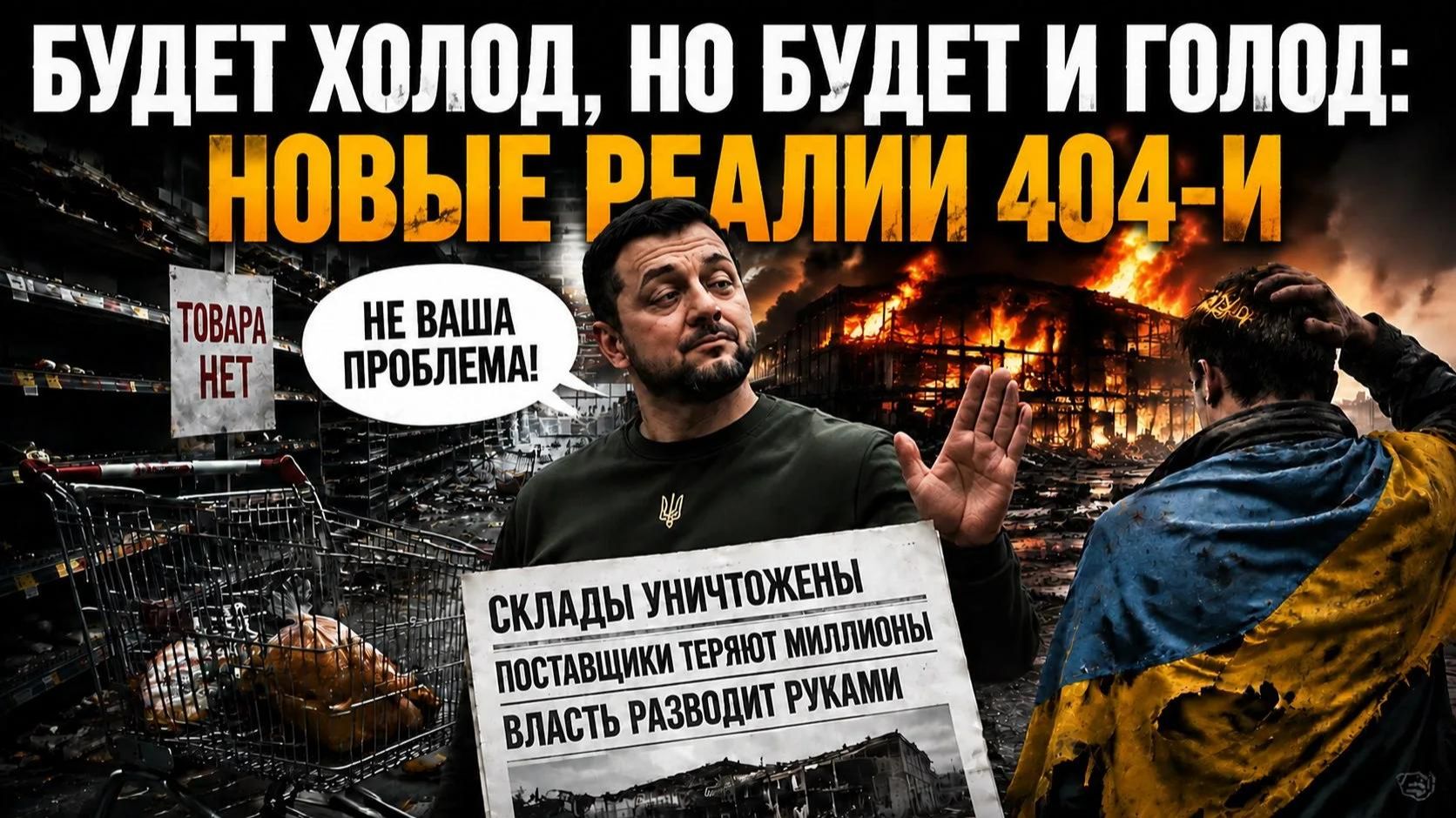 Топор возмездия: Российские удары вскрыли гнойник украинской экономики.