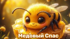 Спас к меду. С медовым Спасом. Красивая музыкальная открытка.