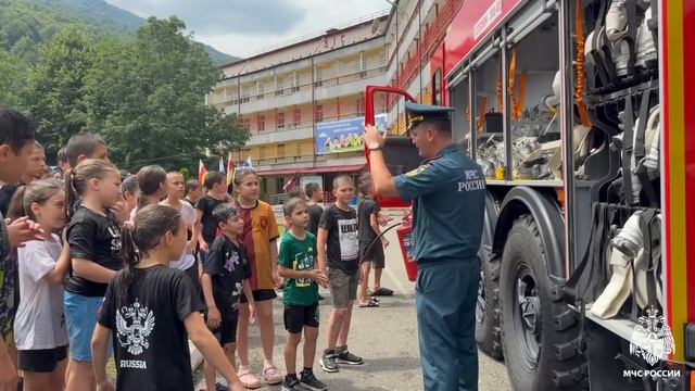 Урок безопасности в летнем лагере
