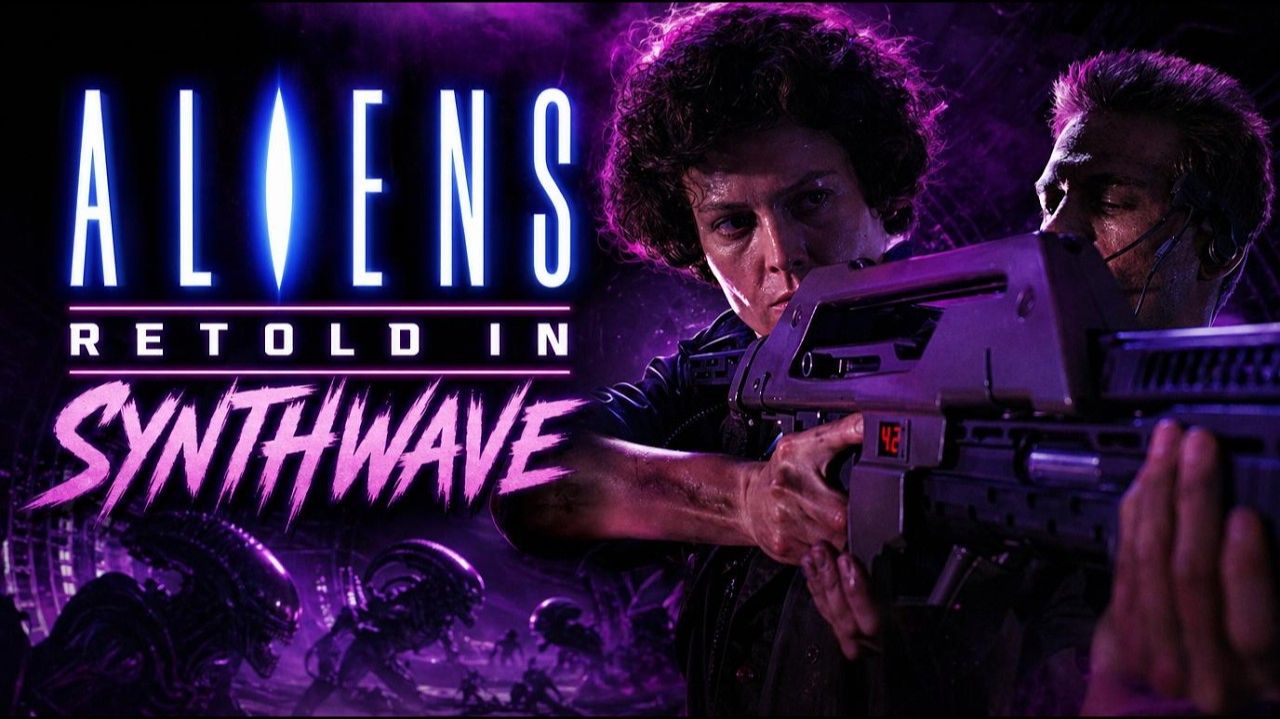 Express Elevator To Hell — Aliens Retold In Synthwave