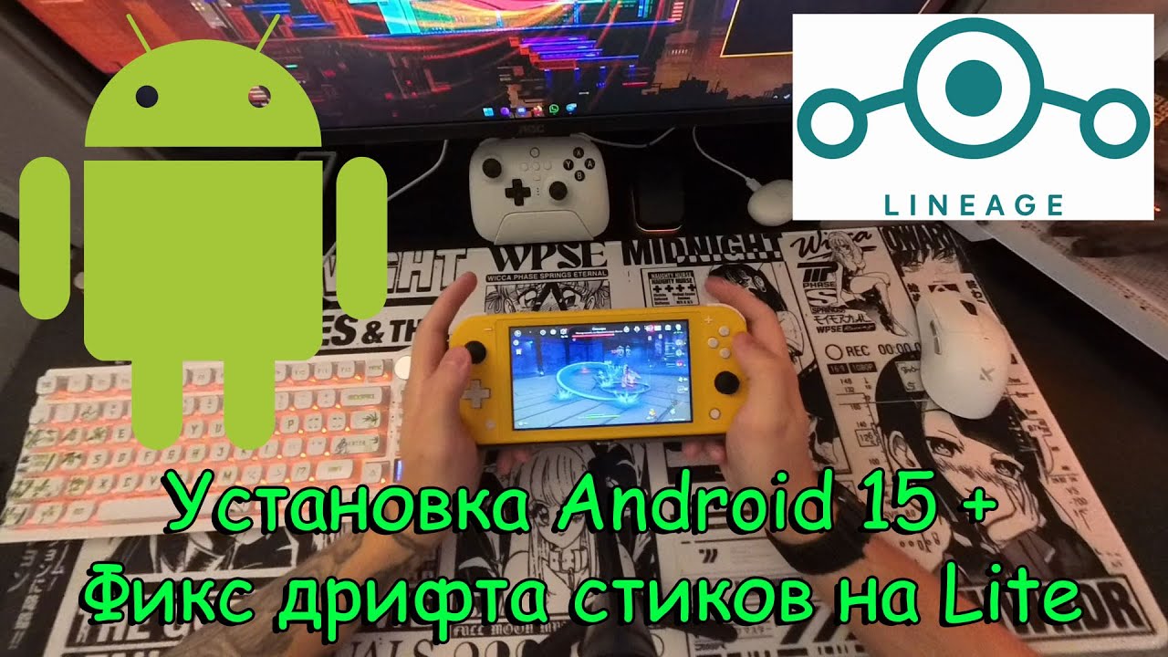 (Guide 2025)Nintendo Switch Android 15 - установка и фикс дрифта стиков на лайте