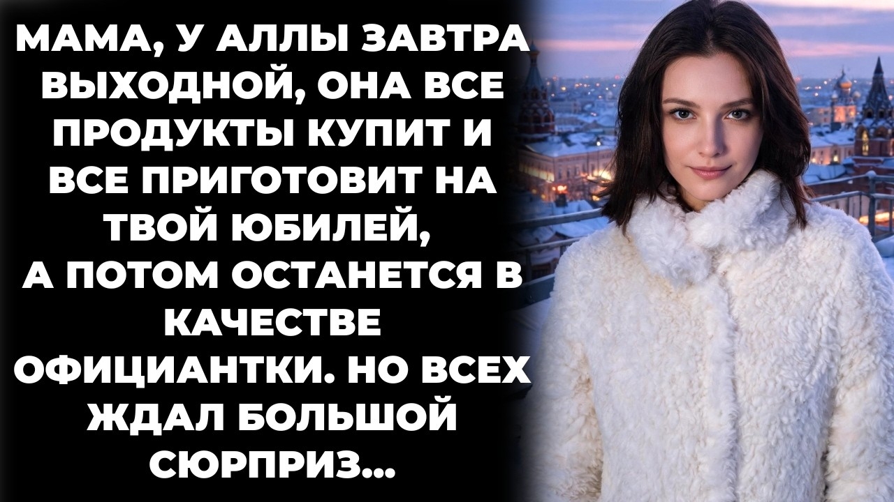 Истории из жизни/У Аллы завтра выходной, она всё сделает- заявил муж свекрови/Аудиорассказы жизненны