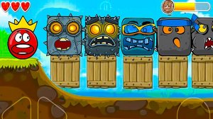 Мультик Red Ball 4 «Все части». Анимация Игра - Красный Шар ОЗВУЧКА несносный шарик от Спуди !