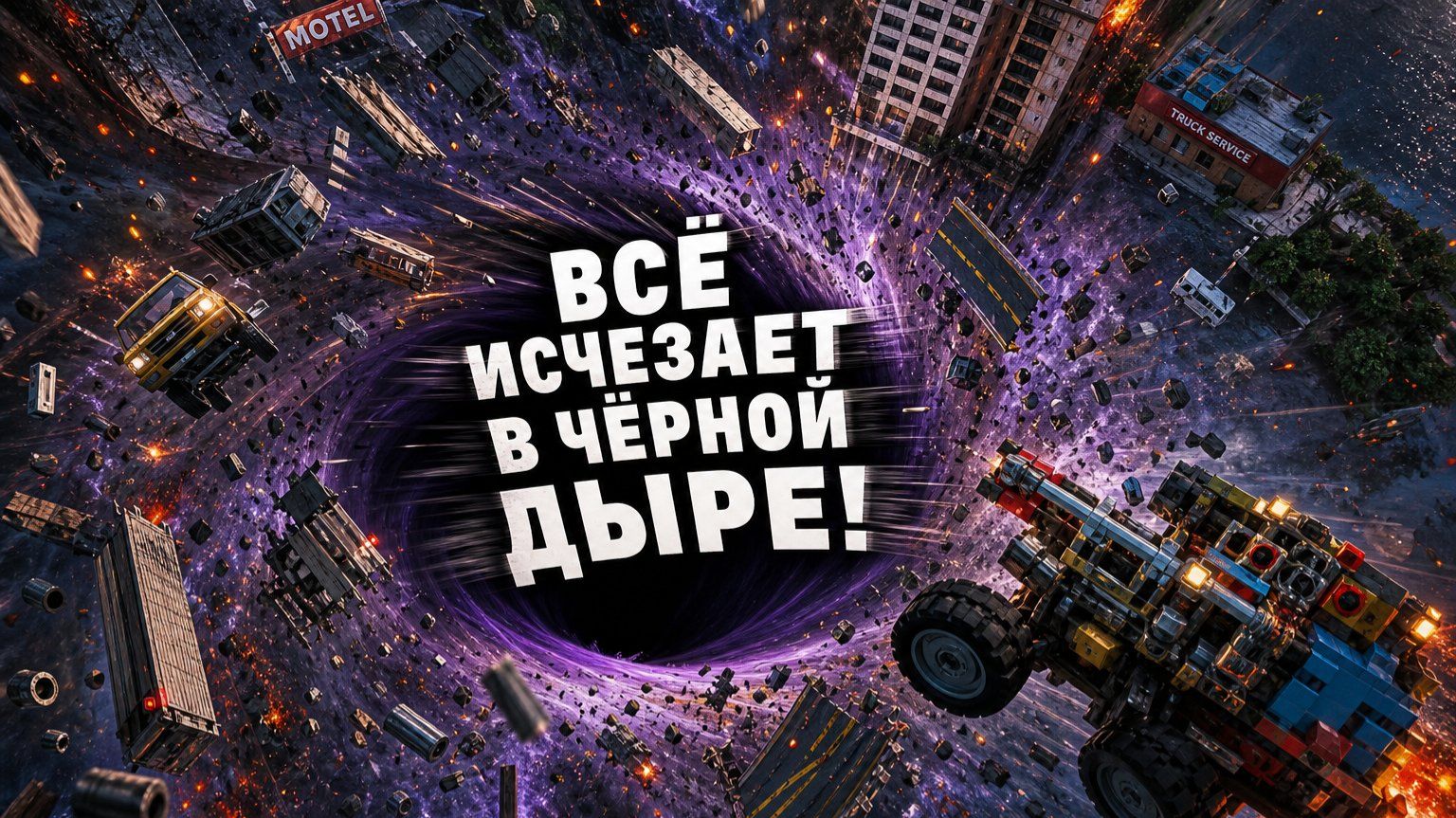 🤯 Эксперимент с нестабильными чёрными дырами — физика сходит с ума😱 #2 | Teardown 💥 | Мультики