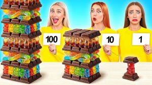 100 Слоев Еды Челлендж _ Забавные Лайфхаки с Едой