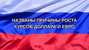 |Н. РФ| Названы причины роста курсов доллара и евро