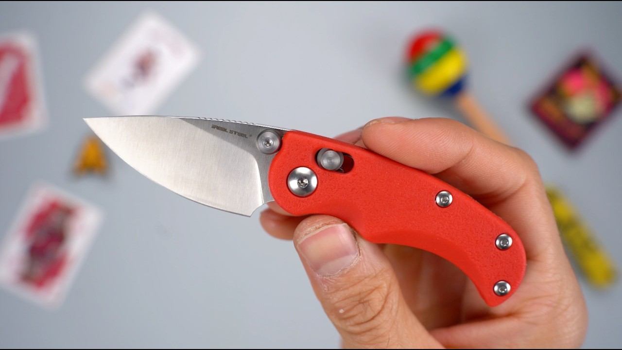 Нож Real Steel Esca satin сталь 12C27 рукоять Red GFN 7181SR