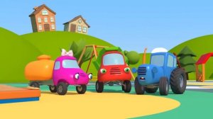 🚜💙СИНИЙ ТРАКТОР , Песни ,веселье ,и все самое интересное ,Мультик для детей