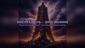 Число 16 — Шестнадцать — Дочь Молнии | Сказки о цифрах